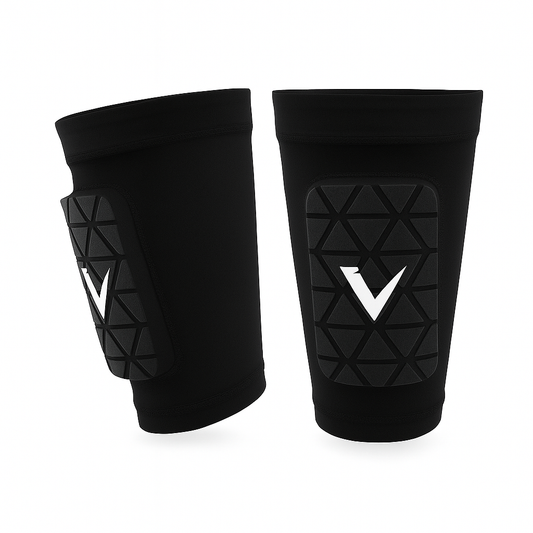 Powerpads TriX leggbeskytter med EVA støtdemping - nærbilde