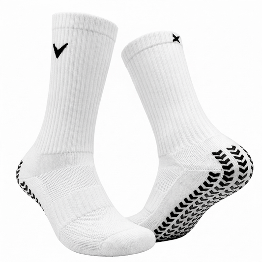 EliteX Gripsokker - Hvit Mid-Calf