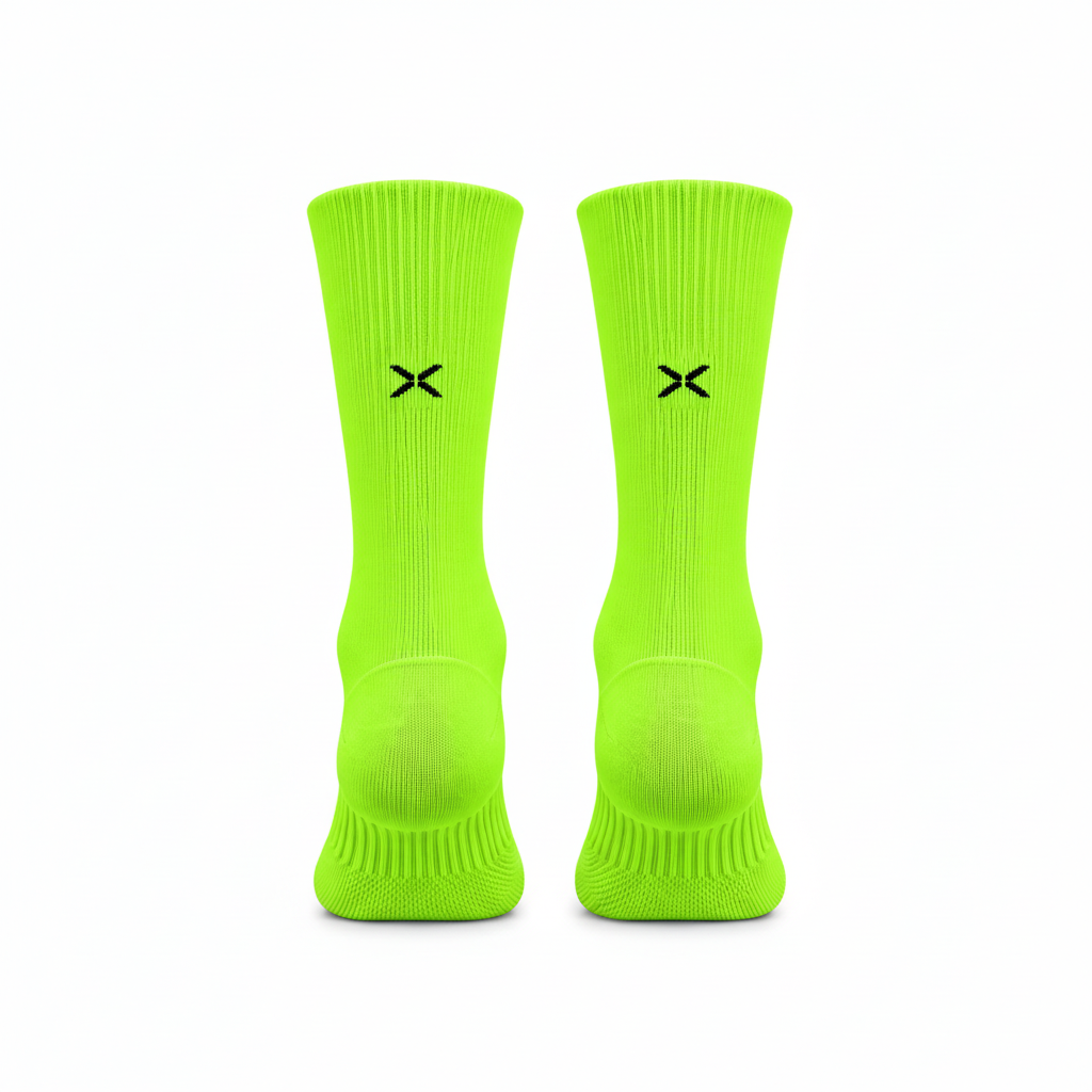 NOXCS Løpesokker Neon Lime